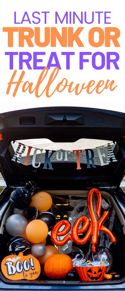 Easy Trunk Or Treat Ideas For Halloween Cutefetti