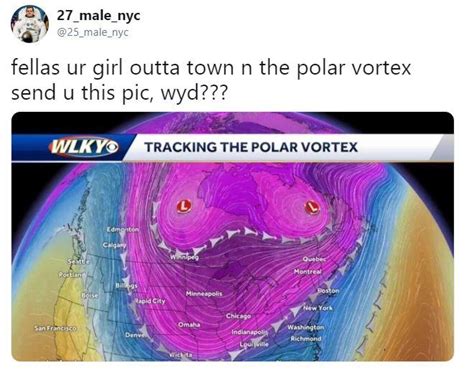 Vortex Breast 1 2019 North American Polar Vortex Know Your Meme