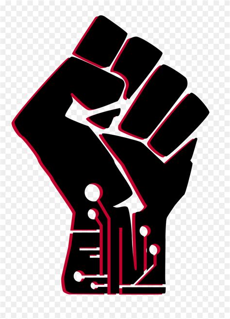 Raised Fist Revolution Clip Art Black Power Fist Clipart Stunning