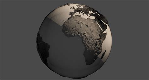 Earth Globe Hd 3d Model Cgtrader