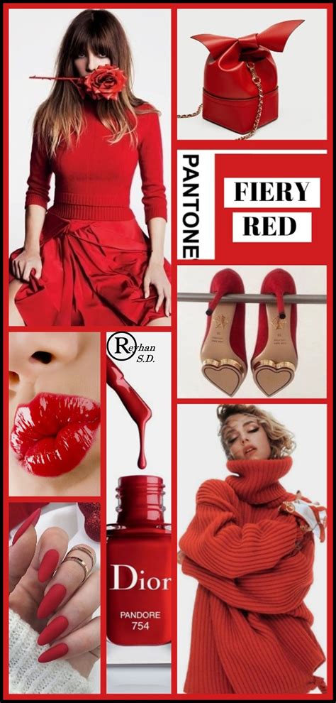Fiery Red Pantone London Fashion Week Color Palette Springsummer