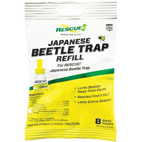 Rescue Plastic Japanese Beetle Trap Refill Jbtr Db12 Pack Of 12 12
