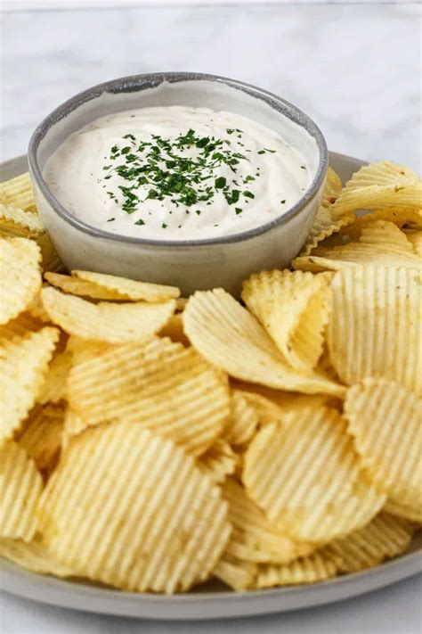 Homemade Sour Cream And Onion Dip Dishes With Dad