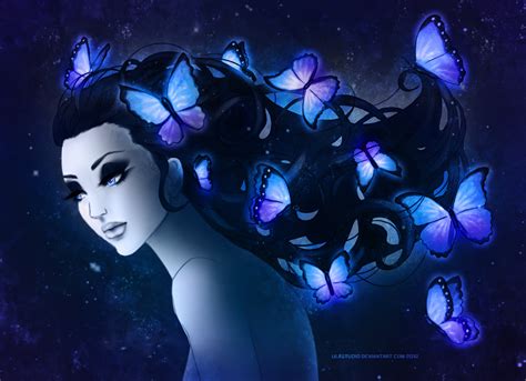 butterfly hair by lilacattis on deviantart