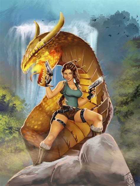 tomb raider ii the dagger of xian poster by forty on deviantart