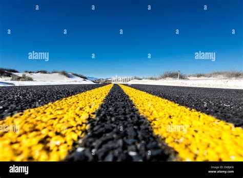 Yellow Line On Road Stripes Hi Res Stock Photography And Images Alamy