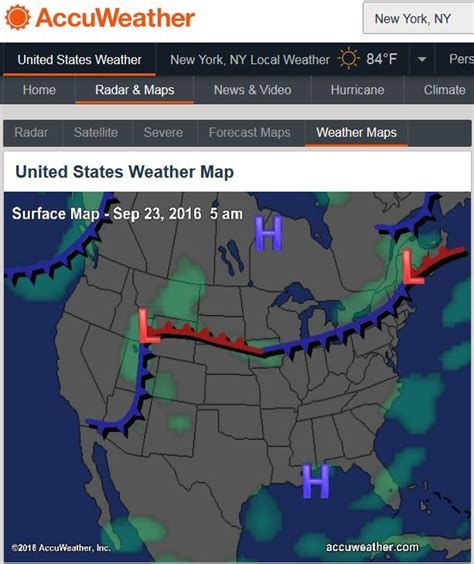 United States Jet Stream And Weather Surface Maps