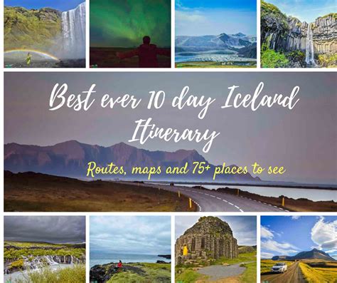 Best 10 Day Iceland Road Trip Itinerary Routes Maps And