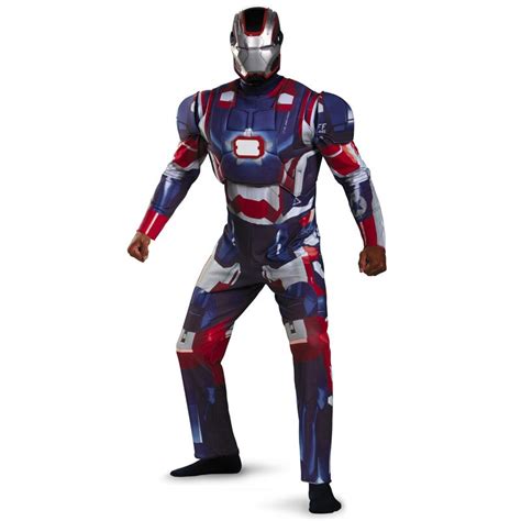 2017 Marvel Iron Man Muscle Costume Ironman Superhero Onesies For Adult Halloween Red Avergers