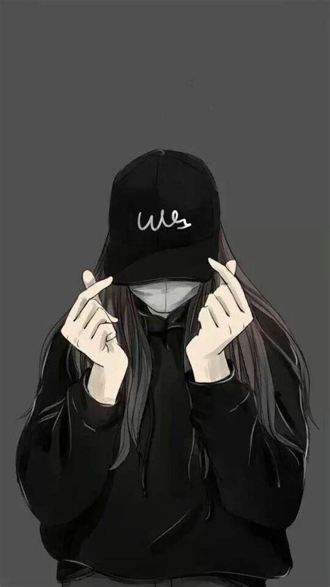 Aesthetic Hoodie Aesthetic Anime Girl Black And White Largest