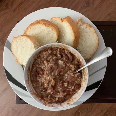 Add ham hock and smoked sausage to pot and bring to a boil. New Orleans Style Red Beans & Rice | Recipe in 2020 | Red ...