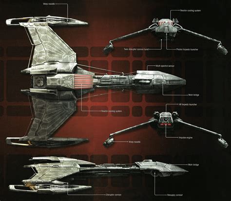Ex Astris Scientia Starship Gallery Klingon Ships Of The 22nd Century