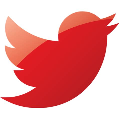 Web 2 Ruby Red Twitter Icon Free Web 2 Ruby Red Social Icons Web 2