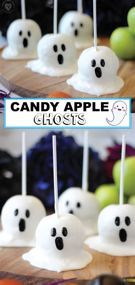 How To Make Candy Apple Ghosts For Halloween