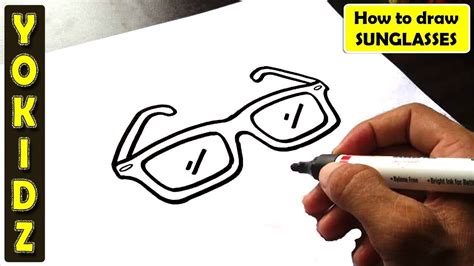 How To Draw Sunglasses Easy How To Draw Sunglasses Easy