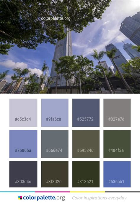 Sky Skyscraper Landmark Color Palette
