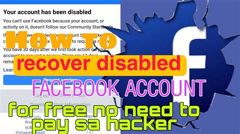 How To Recover Disabled Facebook Account Without Email And Phone Number 2022 Latest Method Youtube