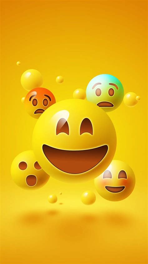 Wallpaper Iphone ⚪️ Emoji Backgrounds Emoji Wallpaper Iphone Smile