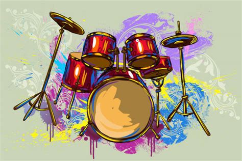 594 x 599 png 54 кб. Best Drum Set Illustrations, Royalty-Free Vector Graphics ...