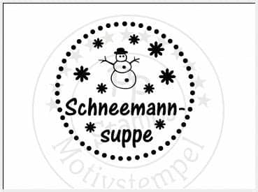Wählen sie mehrere dateien und fügen sie diese innerhalb von sekunden zusammen. PP-Stamps - Stempelgummi unmontiert Schneemannsuppe Label ...