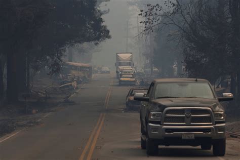 Incendiary Photos Show The Damage In Paradise A Town That A California