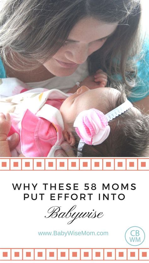 Why Moms Put Effort Into Babywise With Images Baby Wise Gifted