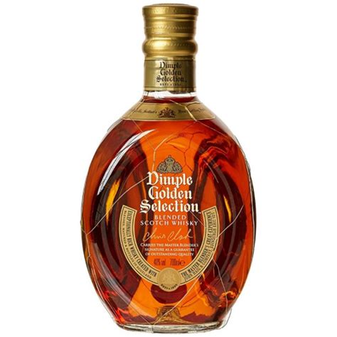 The main single malt composition is glenckinchie, which offers a mild and aromatic flavor. WHISKY DIMPLE GOLDEN SELECTION