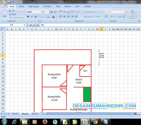 Cara Membuat Denah Ruangan Di Word Examples Imagesee