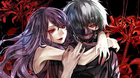 Desktop Wallpaper Tokyo Ghoul Anime Couple Hd Image Picture