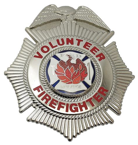 Heros Pride Metal Metal Badge Fire Rescue Industry Type Badge Patch