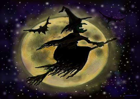Halloween Witch Digital Art By Kevin Middleton