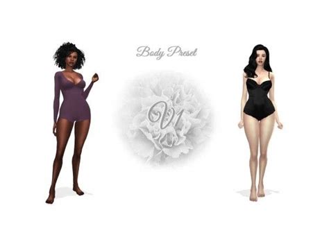 Black Sims Body Preset Cc Sims 4 Luumia Body Redux 3 New Body