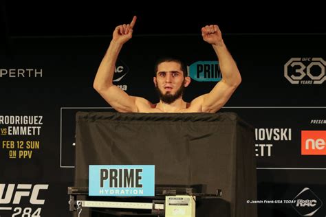 islam makhachev ufc 284 official weigh ins 2 mma junkie