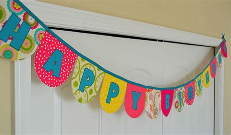 How To Make A Homemade Happy Birthday Banner Birthday Banner Chirpy