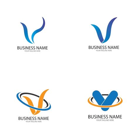 Premium Vector V Letter Logo Business Template Vector Icon