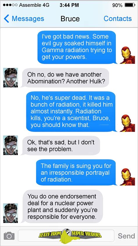 15 Super Funny Texts From Your Favourite Superheroes That'll Leave You ...