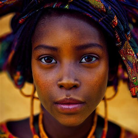 African Girl Portrait Photograph By Yuri Dikhtyar Fine Art America