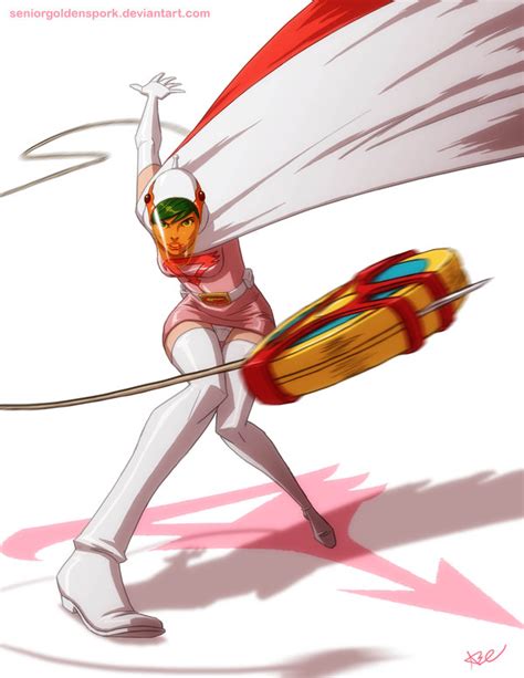 Jun From Gatchaman Anime Fan Art