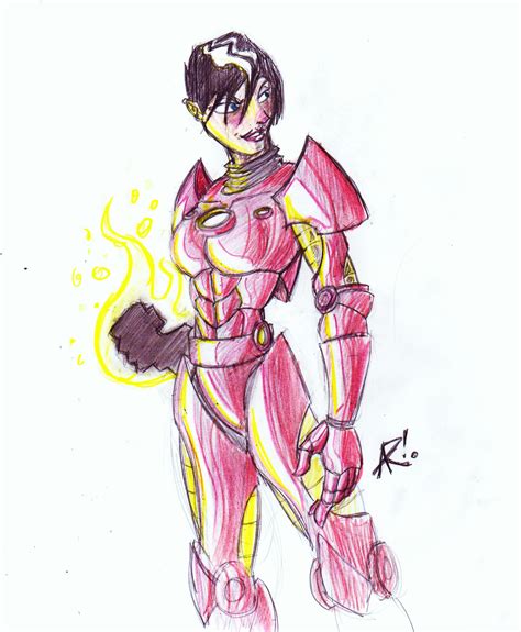 Iron Woman By Crimsondespot On Deviantart