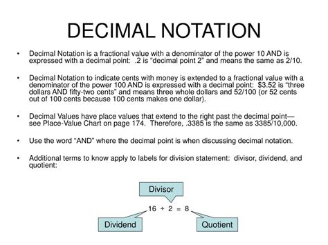 What Is Decimal Notation