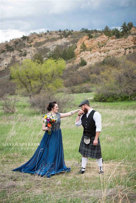 traditional blue irish wedding dress
