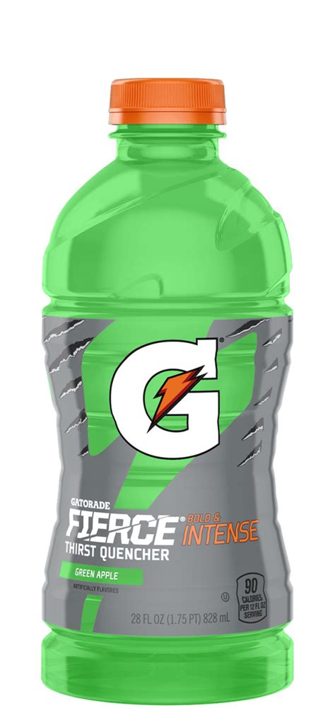 Gatorade Fierce Green Apple Thirst Quencher Bottle 28oz Gatorade