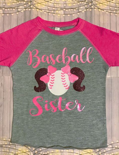 Baseball Sister Shirts Baseball Sister Baseball Mom Easter Basket Stuffers Baseball