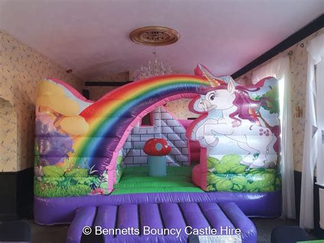 Unicorn Playpen Combo Bouncy Castle Hire In Bourne Peterborough