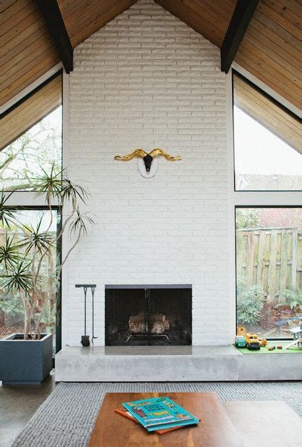 Brick outdoor fireplace is a wonderful thing to have in your backyard. a Portlandia A-frame, circa 1967, with good bones and ...