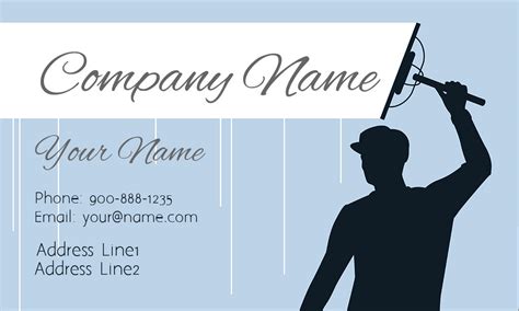 With a few easy steps, you can personalize your cleaning cards in few minutes. Blue Window Cleaning Business Card - Design #1303011 ...