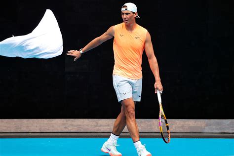 Australian Open 2021 Sunday Practice Photos Rafael Nadal Fans