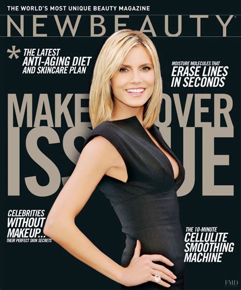 Cover Of New Beauty Magazine With Heidi Klum September