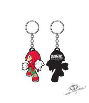 Sonic The Hedgehog Knuckles Rubber Keychain Visiontoys