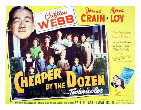 Myrna Loy Stars In Cheaper By The Dozen 1950